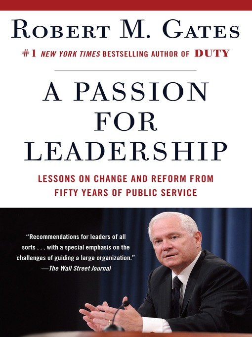 Cover of A Passion for Leadership